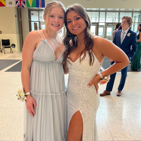 Anthropologie BHLDN Formal Dress - Aqua - Size 6 - Picture 4 of 4